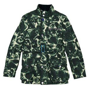 Burberry  Rose Waxed Long Sleeve Cotton Jacket, Size XX-Small